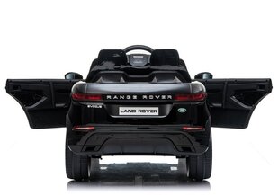 Двухместный детский электромобиль Lean Range Rover Evoque, окрашенный в черный цвет цена и информация | Электромобили для детей | hansapost.ee