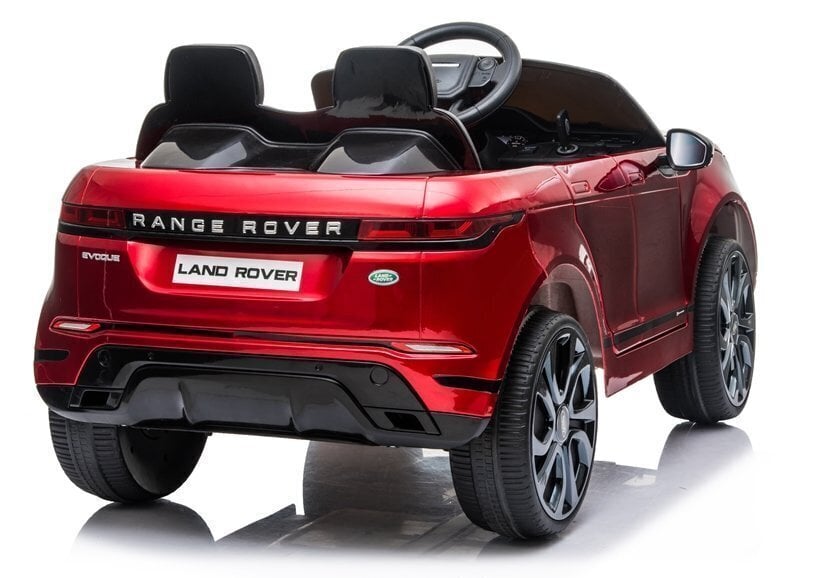 Kahekohaline elektriauto Lean Range Rover Evoque, punaseks värvitud цена и информация | Laste elektriautod | hansapost.ee