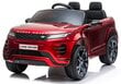 Kahekohaline elektriauto Lean Range Rover Evoque, punaseks värvitud цена и информация | Laste elektriautod | hansapost.ee