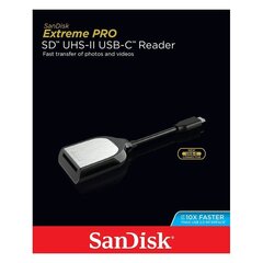 Картридер SD Extreme Pro UHS-I / UHS-II, USB Type-C цена и информация | Адаптеры и USB-hub | hansapost.ee