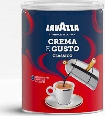Jahvatatud kohv purgis Lavazza Crema e Gusto jahvatatud kohv, 250 g hind ja info | Kohv ja kakao | hansapost.ee