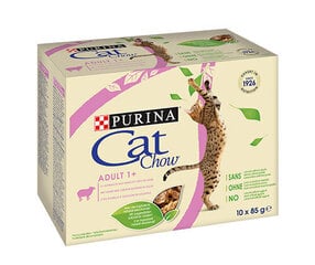 Purina Cat Chow Adult 1+ 85 г консервы для кошек цена и информация | Кошачьи консервы | hansapost.ee