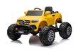 Laste ühekohaline elektriauto Mercedes DK-MT950 4x4, kollane hind ja info | Laste elektriautod | hansapost.ee