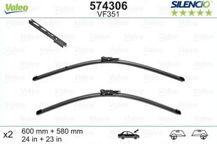 Kojameeste komplekt Valeo Silencio VF351 600/580mm BMW price and information | Wipers | hansapost.ee