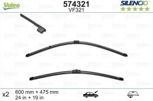 Kojameeste komplekt Valeo Silencio VF321 600/475mm BMW E90/91/92 hind ja info | Valeo Autokaubad | hansapost.ee