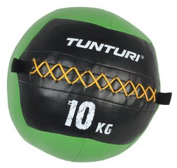Весовой мяч Tunturi 10 кг, зеленый  цена и информация | Медболы | hansapost.ee