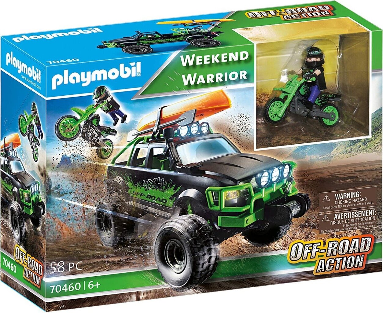 Nädalalõpu sõdalane Playmobil 70460 hind ja info | Klotsid ja konstruktorid | hansapost.ee