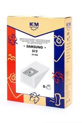 Мешки для пыли K&M S12, 5 шт. цена и информация | Аксессуары для пылесосов | hansapost.ee