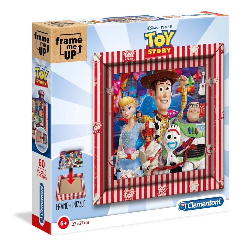 Pusle raamiga Clementoni Toy Story, 60 tk цена и информация | Pusled lastele ja täiskasvanutele | hansapost.ee