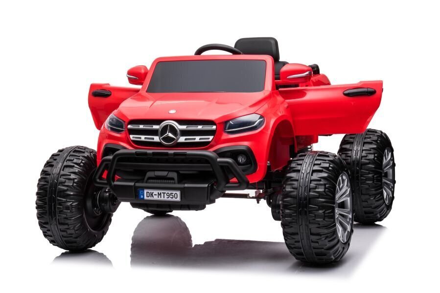 Laste ühekohaline elektriauto Mercedes DK-MT950 4x4, punane hind ja info | Laste elektriautod | hansapost.ee
