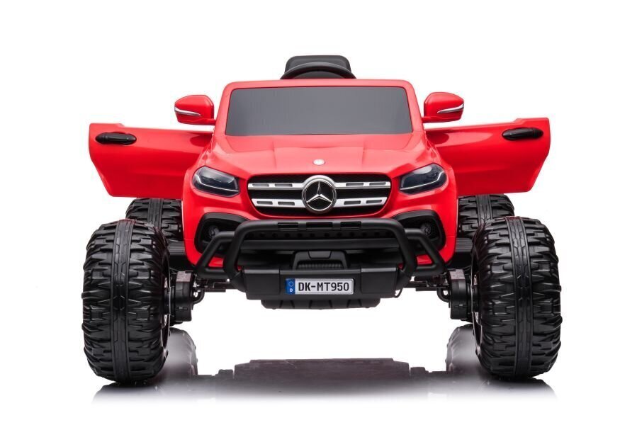 Laste ühekohaline elektriauto Mercedes DK-MT950 4x4, punane hind ja info | Laste elektriautod | hansapost.ee