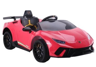 Одноместный электромобиль для детей Lamborghini Huracan, красный цена и информация | Электромобили для детей | hansapost.ee