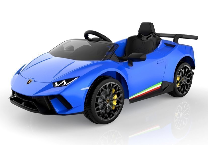 Ühekohaline elektriauto lastele Lamborghini Huracan, sinine цена и информация | Laste elektriautod | hansapost.ee