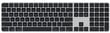 Magic Keyboard with Touch ID and Numeric Keypad for Mac models with Apple silicon - Black Keys - Swedish - MMMR3S/A hind ja info | Klaviatuurid | hansapost.ee