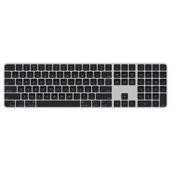 Magic Keyboard with Touch ID and Numeric Keypad for Mac models with Apple silicon - Black Keys - International English - MMMR3Z/A hind ja info | Apple Heli- ja videoseadmed, klaviatuurid ja hiired | hansapost.ee