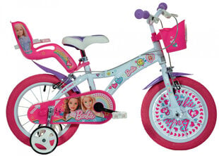 Laste jalgratas Dino Barbie No Limit 16", valge/roosa hind ja info | Jalgrattad | hansapost.ee