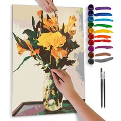 Картина для рисования по номерам - Цветочная романтика цена и информация | Живопись по номерам | hansapost.ee