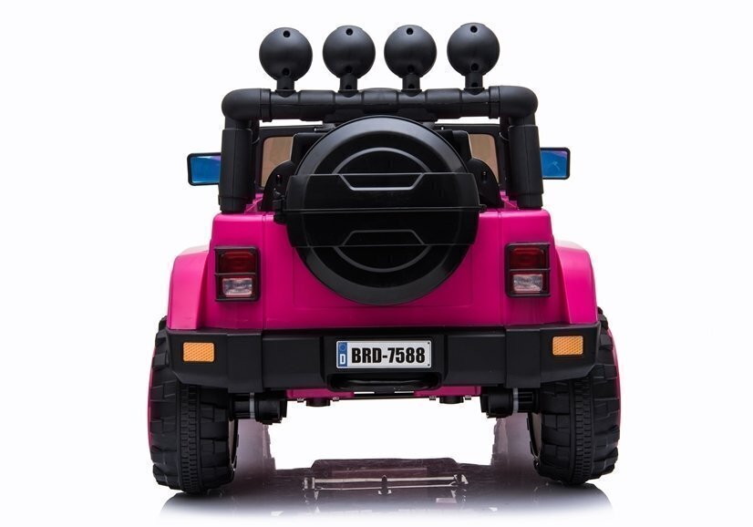 Ühekohaline elektriauto lastele Jeep BRD-7588, roosa hind ja info | Laste elektriautod | hansapost.ee