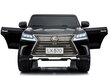 Kahekohaline laste elektriauto Lexus DK-LX570, must läikiv hind ja info | Laste elektriautod | hansapost.ee