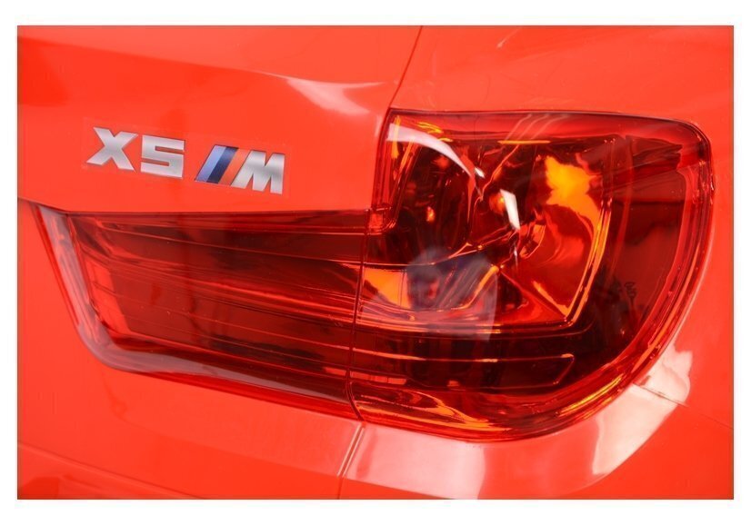 Ühekohaline elektriauto lastele BMW X5 M, punane цена и информация | Laste elektriautod | hansapost.ee