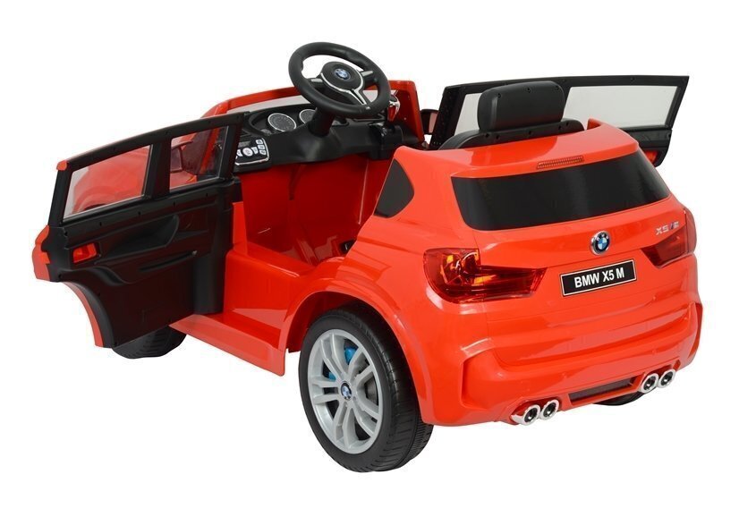 Ühekohaline elektriauto lastele BMW X5 M, punane hind ja info | Laste elektriautod | hansapost.ee