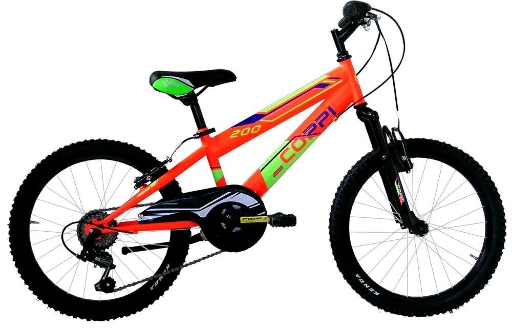 BICYCLE 20" JUNIOR MAN HELLO/ORANGE 8001446118863 COPPI цена и информация | Jalgrattad | hansapost.ee