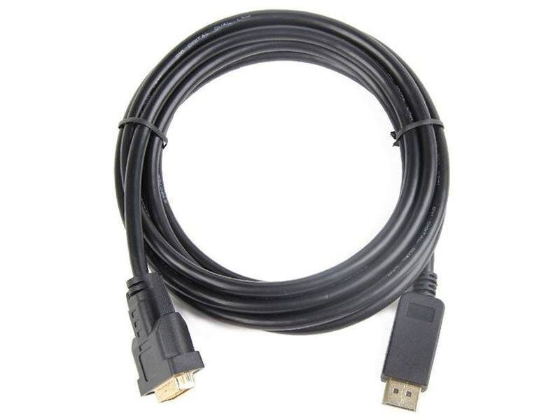 Kaabel DISPLAYPORT M ->DVI-D (24+1) 1M hind ja info | Juhtmed ja kaablid | hansapost.ee