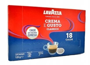 Kohvikapslid Lavazza Crema & Gusto Classico ESE /12, 18 tk. hind ja info | Kohv ja kakao | hansapost.ee