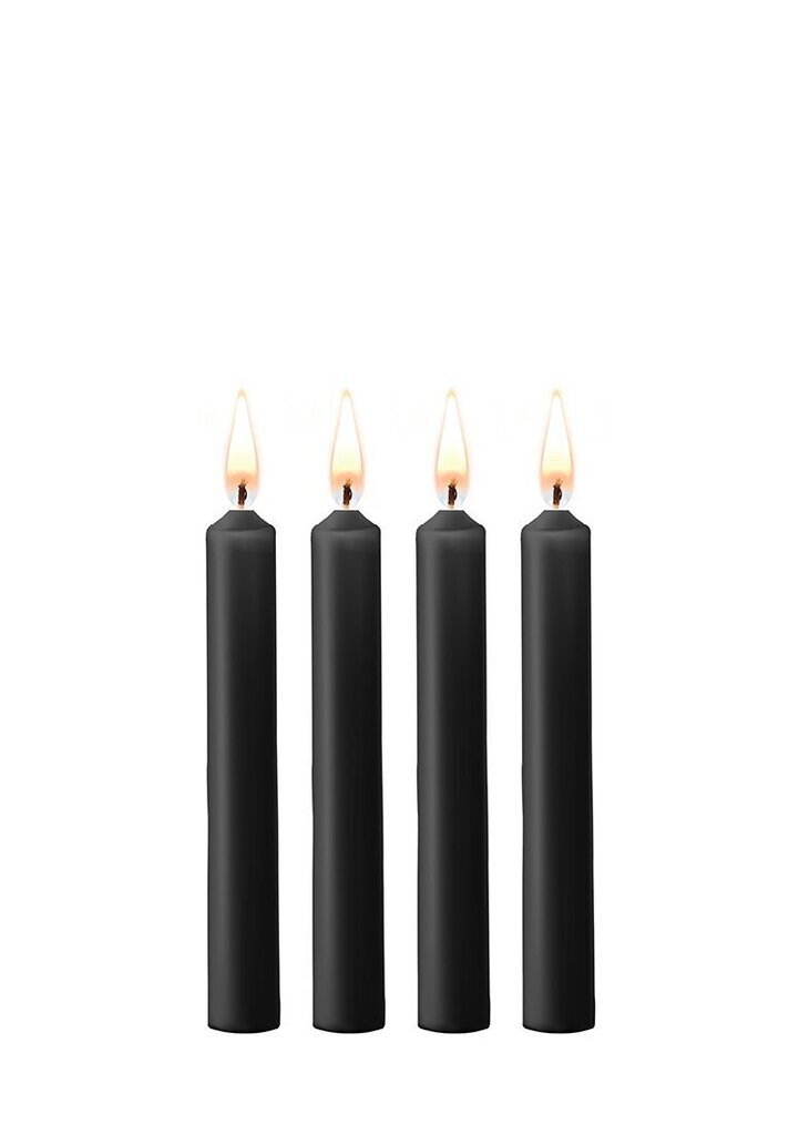 Ouch! küünalde komplekt Teasing Wax Candles, 4 tk. цена и информация | Massaažiõlid | hansapost.ee