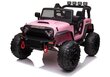 Ühekohaline elektriauto lastele JEEP JC666, roosa цена и информация | Laste elektriautod | hansapost.ee