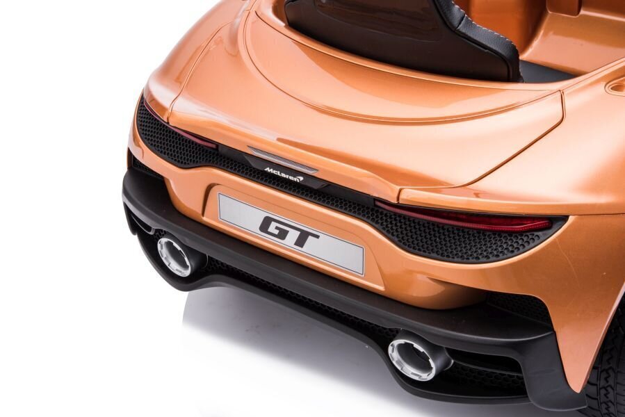 Ühekohaline elektriauto lastele McLaren GT 12V, läikiv kuldne цена и информация | Laste elektriautod | hansapost.ee