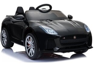 Одноместный электромобиль для детей Jaguar F-Type, черный цвет цена и информация | Электромобили для детей | hansapost.ee