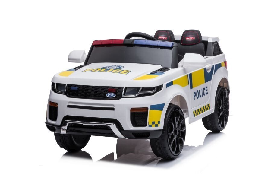 Ühekohaline politsei elektriauto BBH-021, valge hind ja info | Laste elektriautod | hansapost.ee