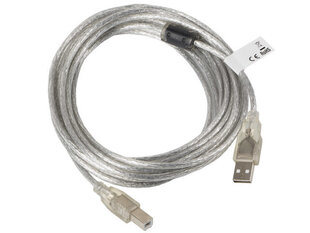 Lanberg, USB 2.0 / A-B, 5 m hind ja info | Juhtmed ja kaablid | hansapost.ee