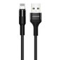 Kaabel Usams SJ220IP01, USB A 2.0 - Lightning 8pin Apple toodetele, 1.2 m цена и информация | Juhtmed ja kaablid | hansapost.ee