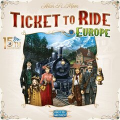 Настольная игра Ticket to Ride: Europe - 15th Anniversary, EN. цена и информация | Настольные игры | hansapost.ee