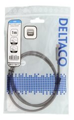 Deltaco USBC-1362, USB-C, 1 m цена и информация | Кабели и провода | hansapost.ee