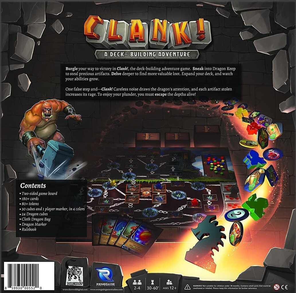 Настольная игра Clank!: A Deck-Building Adventure, EN. цена | hansapost.ee