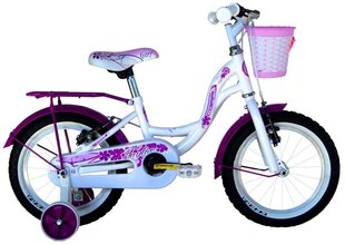 Велосипед детский Coppi Junior Lady Taylor 14", белый цена и информация | Велосипеды | hansapost.ee