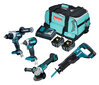 Combokit LXT® DLX4157TX1 Makita цена и информация | Akutrellid, puurid ja kruvikeerajad | hansapost.ee