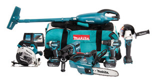 Combokit Makita 18V DLX7017GX1 hind ja info | Akutrellid, puurid ja kruvikeerajad | hansapost.ee