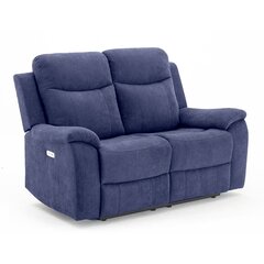 Двухместный диван Recliner Home4You Milo, 155x96xH103 см, синий цена и информация | Кресла | hansapost.ee