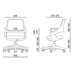 Lastetool ROOKEE 64x64xH76-93cm, tumepunane, valge plastkorpus hind ja info | Kontoritoolid | hansapost.ee