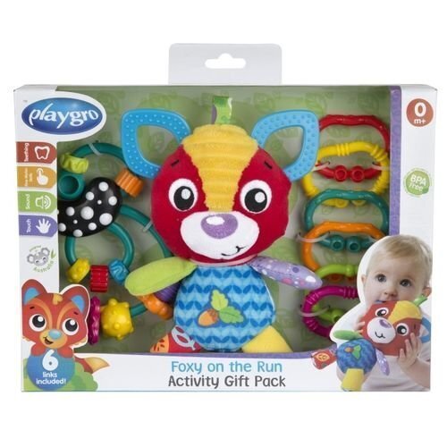 Mänguasi Playgro Foxy on the Run, kinkepakk 0187219 hind ja info | Beebide mänguasjad | hansapost.ee