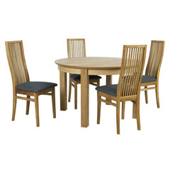 Обеденный комплект CHICAGO NEW с 4-мя стульями цена и информация | Комплекты мебели для столовой | hansapost.ee