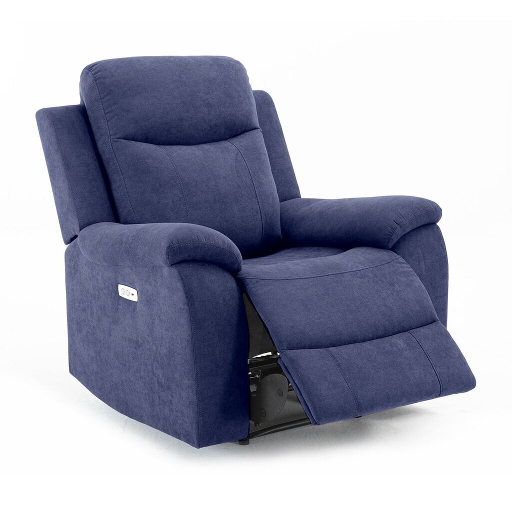 Tugitool MILO 97x69xH103cm, elektriline recliner, sinine hind ja info | Tugitoolid | hansapost.ee