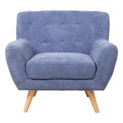 Кресло Home4You Rihanna, 93x84xH87 см, синий цена и информация | Кресла для отдыха | hansapost.ee
