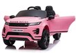 Kahekohaline elektriauto Lean Range Rover Evoque, roosa цена и информация | Laste elektriautod | hansapost.ee