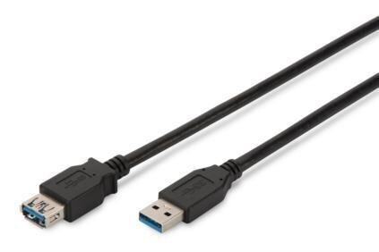 Assmann, USB-A M/F, 1.8 m цена и информация | Juhtmed ja kaablid | hansapost.ee