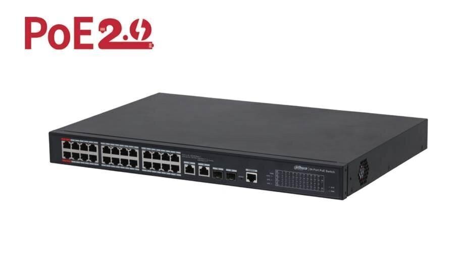 Switch|DAHUA|PFS4226-24ET-360-V3|Desktop/pedestal|DH-PFS4226-24ET-360-V3 цена и информация | Võrgulülitid | hansapost.ee